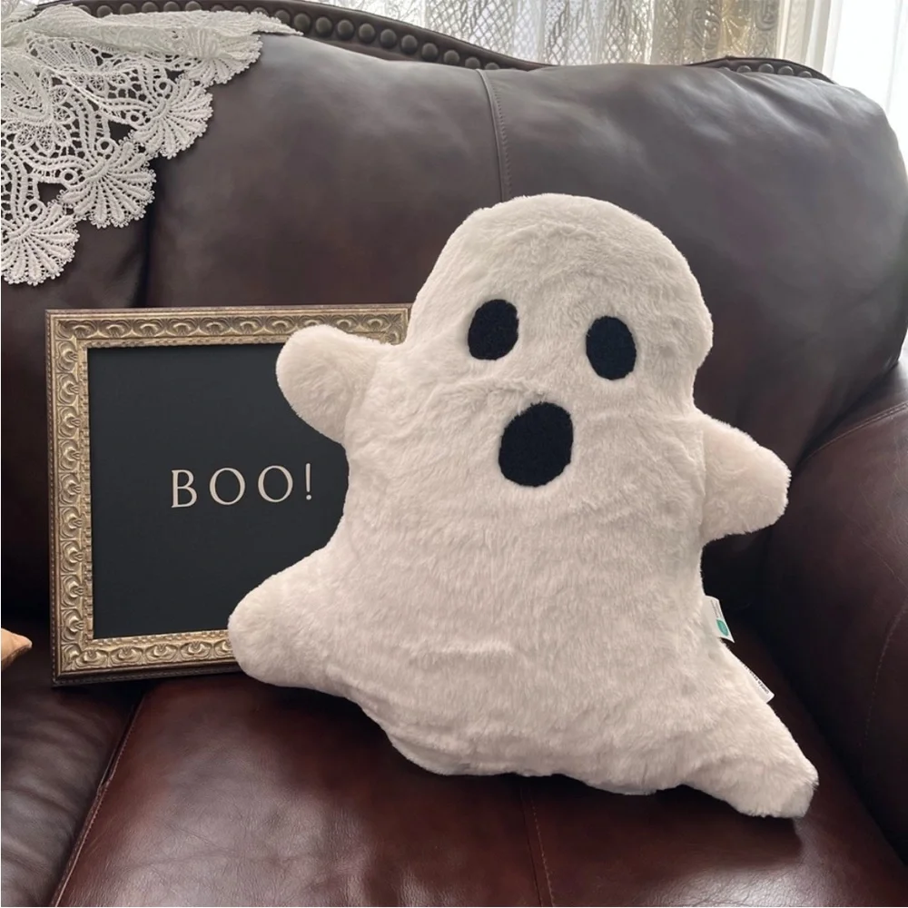 Ghost Pillow Soft Plush Spooky Halloween Decor Decoration